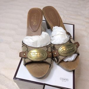 Vintage Coach Sandals